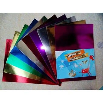 Metallized giftwrapping paper